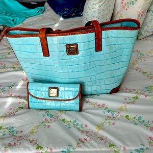Dooney & Bourke handbag with matching wallet